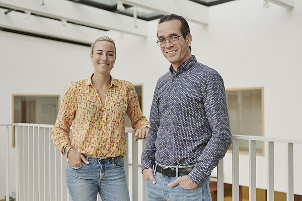 Antoinette Dobbelmann en Jeroen Bergamin